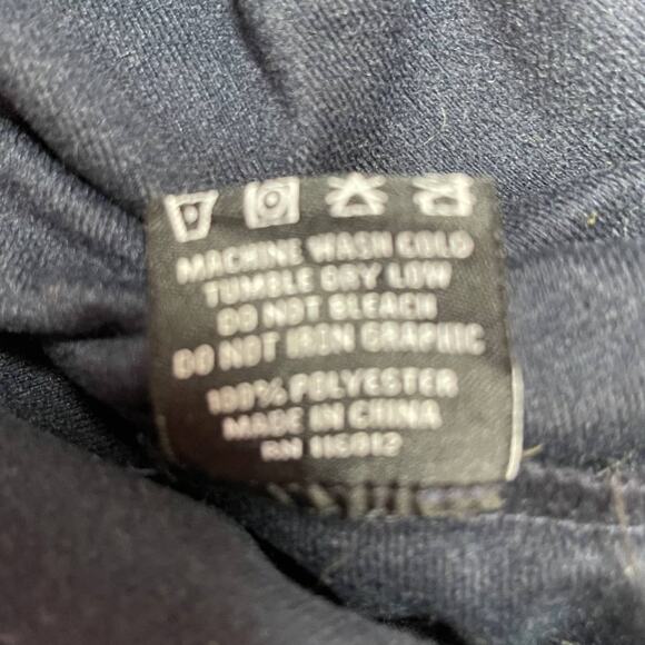 Wu Tang Embroidered Track Jacket Men's Small Wu Wear 1995 VINTAGE Blue Flawed - Picture 7 of 10